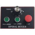 Professional Spiral Dough Mixer 20 litres Liftable head Removable bowl 2 speeds 380V/3 phase - CETHS20A