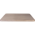 Seamless Square Table Top Grey Wood 24x24" - CETT2424GREYWOOD