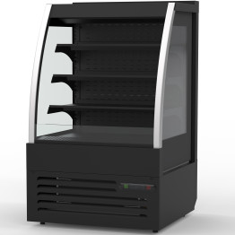 Multi Deck Refrigerator 210 litres with Night Curtain Black 990x620x1450mm - CEVC14F103I