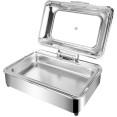Chafing dish Electric Glass lid Stainless steel 7 litres GN1/1 - CEVICCD528