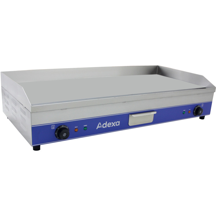 Commercial Electric Griddle Smooth 2 zone 6kW Table top - CEWG1000S