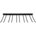 Wine Glass Rack Black Wall mounted Length 300mm 15 wine glasses - CEWGA58500300B