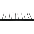 Wine Glass Rack Black Wall mounted Length 300mm 15 wine glasses - CEWGA58500300B