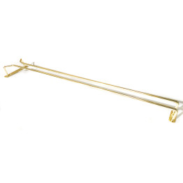 Wine Glass Rack Gold Ceiling mounted Length 600mm 7 wine glasses - CEWGR124G
