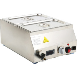 Commercial Chocolate Melter - Chocolate tempering machine 2xGN1/3 - CEWH7012