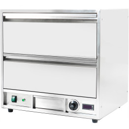 Commercial Food Warmer 2 drawers GN1/1 - CEWHBWD02