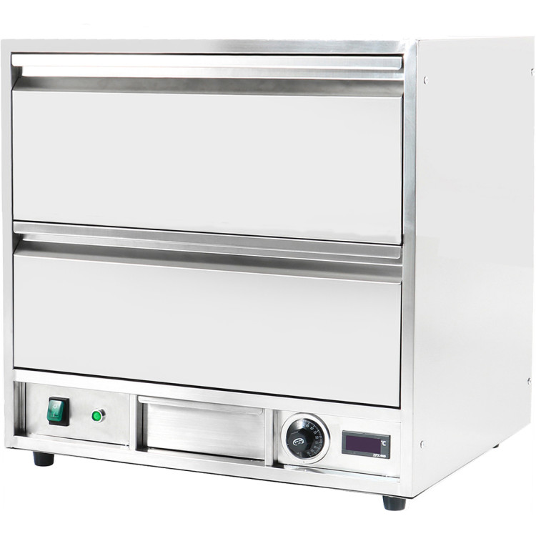 Commercial Food Warmer 2 drawers GN1/1 - CEWHBWD02