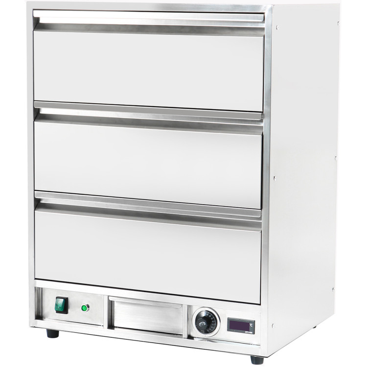 Commercial Food Warmer 3 drawers GN1/1 - CEWHBWD03