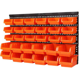 32 Piece Wall Storage Bin Set - CEWK1812