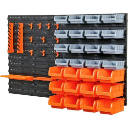 45 Piece Wall Storage Bin Set - CEWK4400