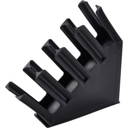 Black Cup Holder / Dispenser 4 Stacks - CEWQB3001