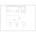 Commercial Stainless Steel Work Table Upstand 1800x600x900mm - CEWT60180GB
