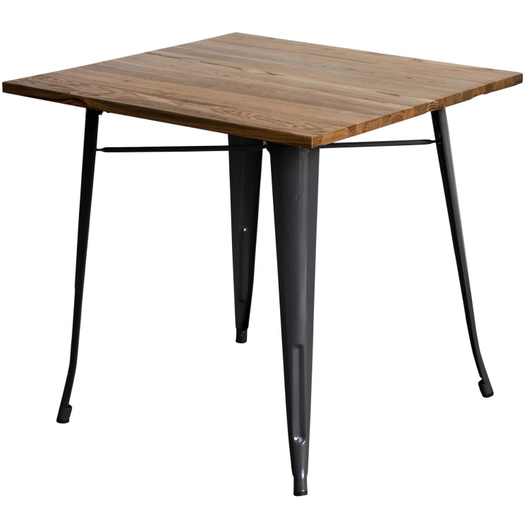 Bistro Table Walnut Top 800x800mm Indoors - CEWW286