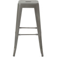High Bar stool Steel Gun metal - CEWW61DG