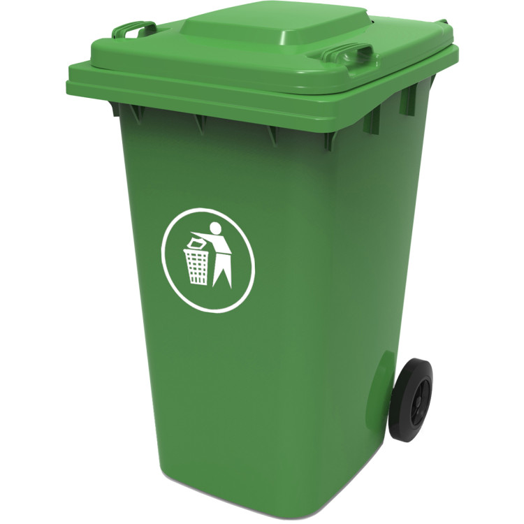 Wheelie Waste Bin 240 litres Green - CEXDL240A11