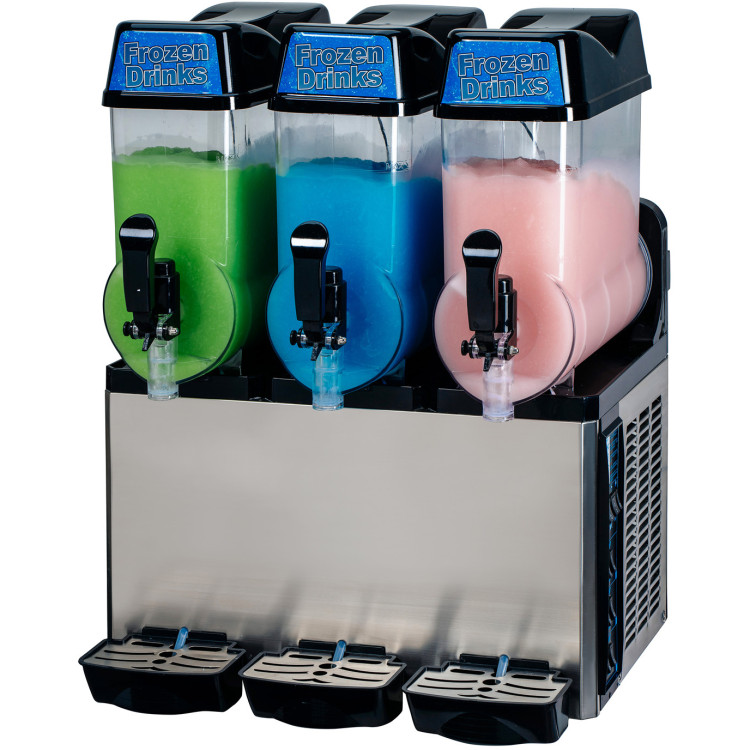 Commercial Slush Machine 3 x 12 litres 2-in-1 - CEXRJ12LX3