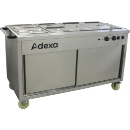 Mobile Bain Marie top Hot Cupboard 1420mm - CEYH4W1