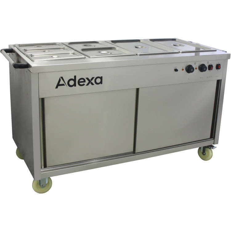 Mobile Bain Marie top Hot Cupboard 1420mm - CEYH4W1