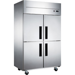 Commercial Refrigerator Stainless Steel Upright cabinet 2 split doors 1200 litre Fan cooling - CEZ10DF