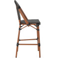 Teslin High Barstool Aluminium Wood - CEZF3002CWOOD