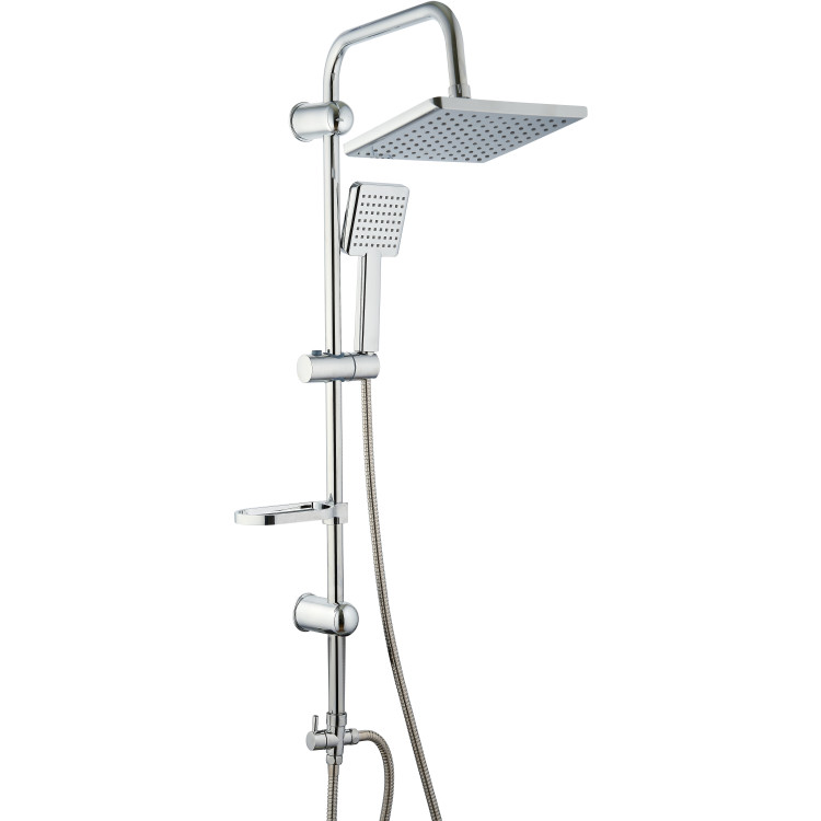 Shower Column with Hand Attachment and Soap Dish Chrome - CE029
