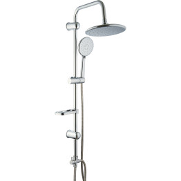 Shower Column with Hand Attachment and Soap Dish Chrome - CE033