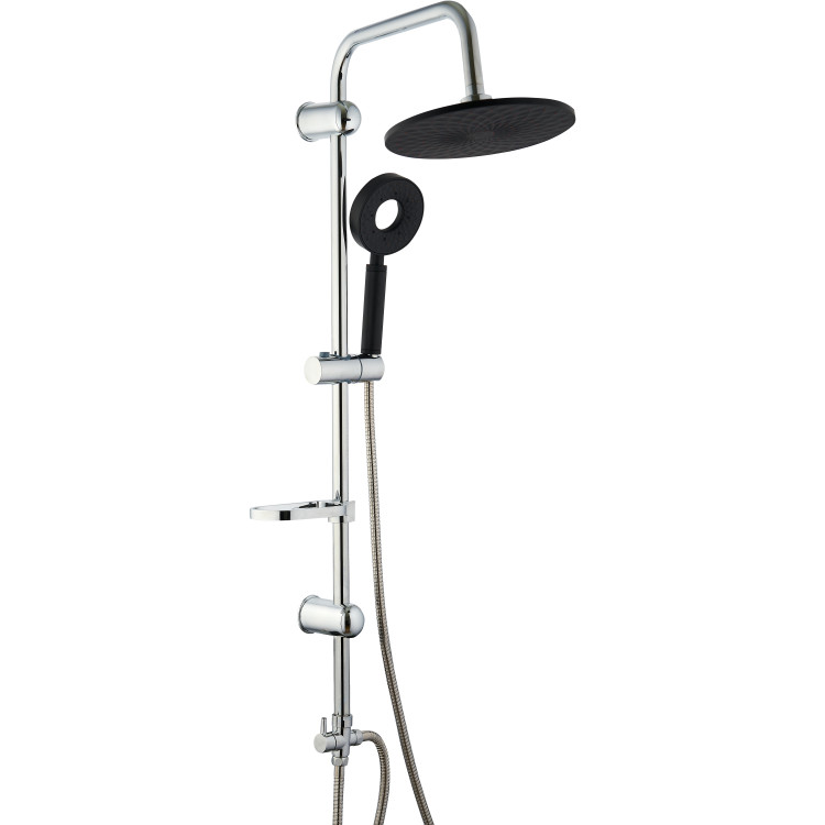Shower Column with Hand Attachment and Soap Dish Chrome - CE053