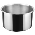 Hammered Triple‑Layer Stainless Steel 16.8L Casserole Φ320×H210mm with Glass Lid – Black | CaterEq CEE0912086 Hammered Triple‑Layer Stainless Steel 16.8L Casserole Φ320×H210mm with Glass Lid – Black | CaterEq CEE0912086