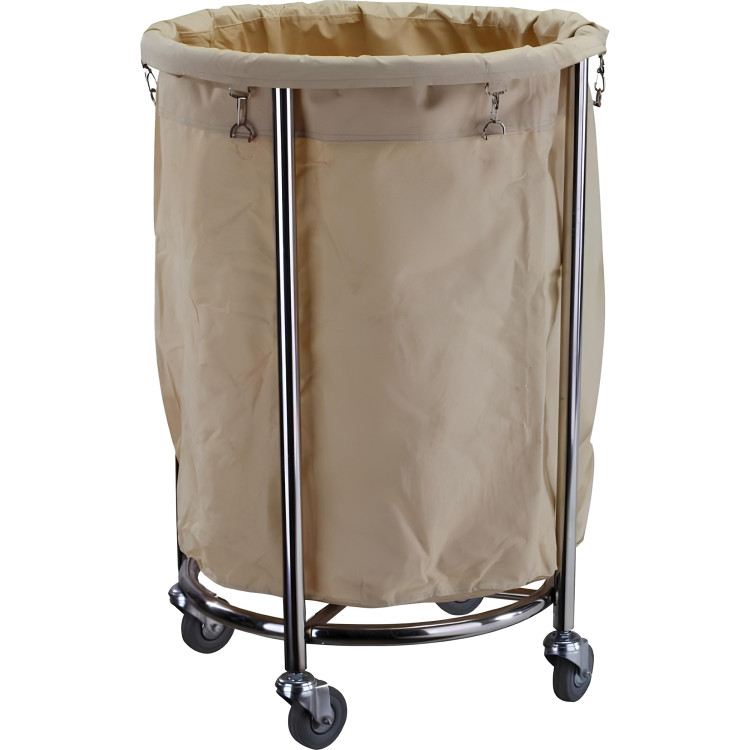 Round Linen Trolley 530x530x810mm - CE19066