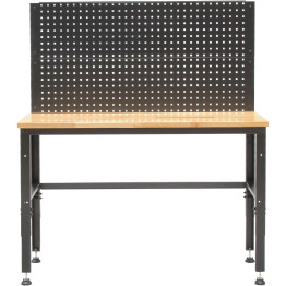 Professional Steel Workbench with Pegboard 1340x463x1570mm - CE20WB5234PB