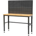 Professional Steel Workbench with Pegboard 1340x463x1570mm - CE20WB5234PB