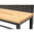 Professional Steel Workbench with Pegboard 1340x463x1570mm - CE20WB5234PB