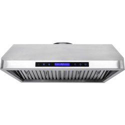 Commercial Extraction Canopy with Filter, Range Hood, Fan, Lights & Speed Control 900mm  - CEAP238PS1536