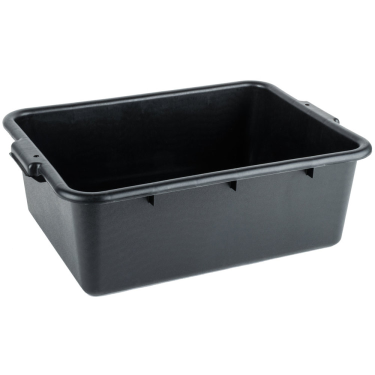 Service Clearing Box 508x381x178mm Black Polypropylene - CEBUSTUB2