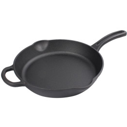 Cast Iron Skillet Pan Round Pre-seasoned ø262mm - CEKBJP26