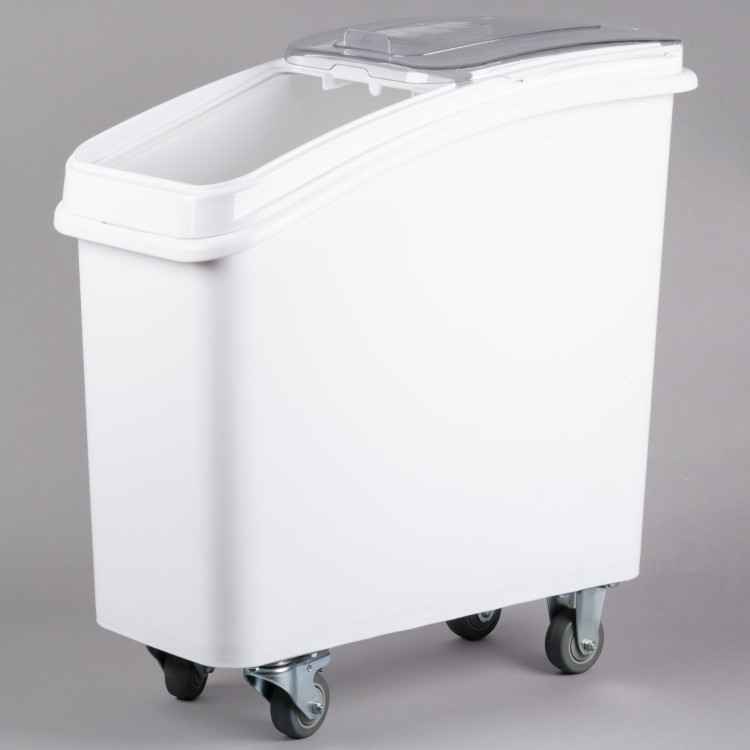 Mobile Ingredient Bin 80 litre Transparent lid - CEBITR21