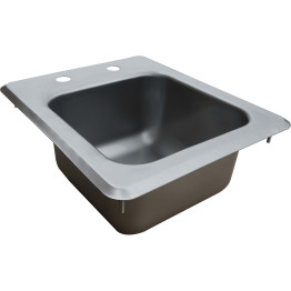 Drop-in Sink 1 bowl Stainless steel - CEDIS1DB090905