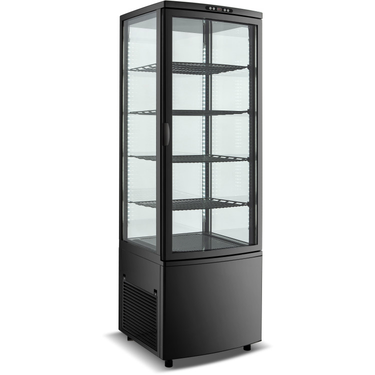 Refrigerated Display Case 238 Litres Black- CECL238