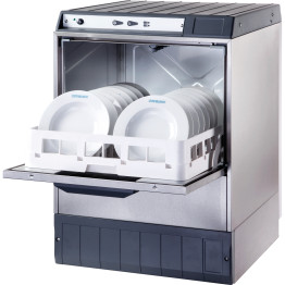 Commercial Dishwasher 540 plates/hour 500mm basket Drain pump Detergent pump 13A - CaterEq CE5000STDDPS