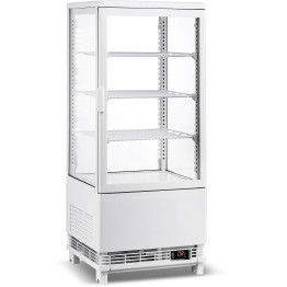 Countertop Display Fridge 78 litres 3 shelves White 1 flat door - CECL78W