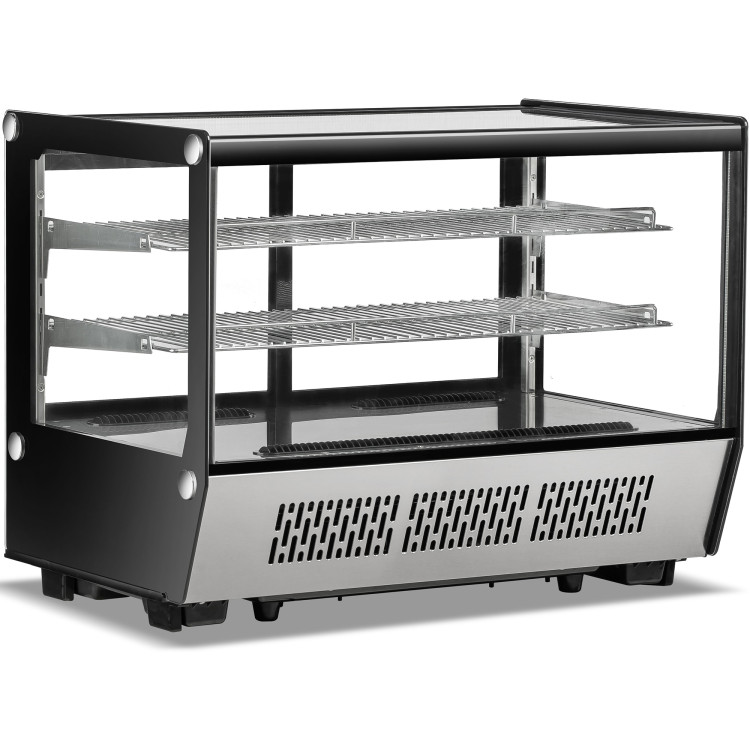 Display Merchandiser Fridge 160 litres 2 shelves Stainless Steel - CECW160B