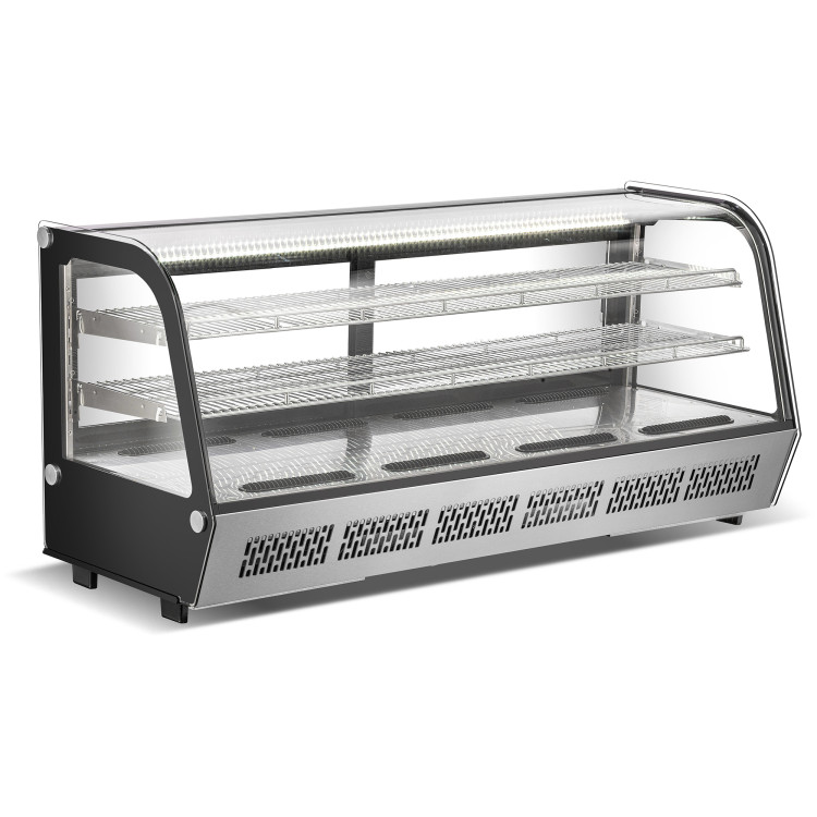 Display Merchandiser Fridge 268 litres 2 shelves Stainless Steel - CECW250R
