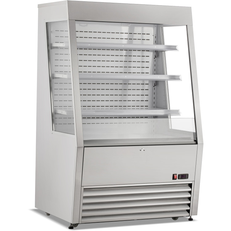 Cake counter 918x792x1459mm 3 shelves Stainless steel base LED - CECF390SSS