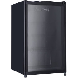108lt Beer bottle cooler Glass door Black - AX108BVC