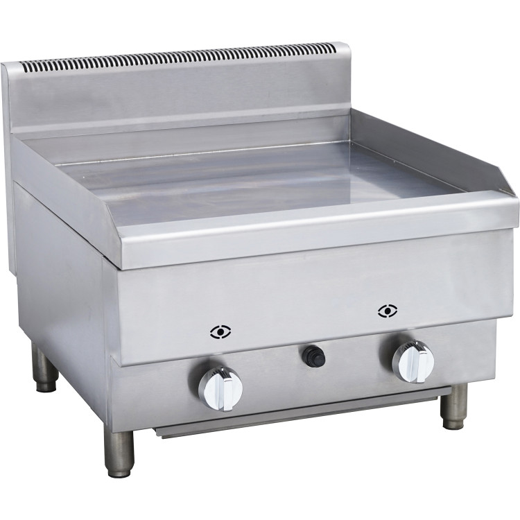 Gas griddle Ribbed 2 zone 12kW Table top - CE6GTRG60