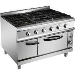 Professional Gas range 6 burners 36kW Gas oven 5.8kW 900mm Depth - CEADX996Z