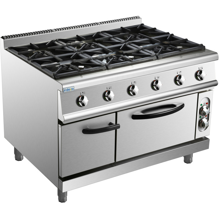 Professional Gas range 6 burners 36kW Electric oven 5.8kW 900mm Depth - CEADX996ZA