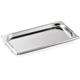 Stainless steel Gastronorm Pan with Handle GN1/4 Depth 20mm - CE81420H