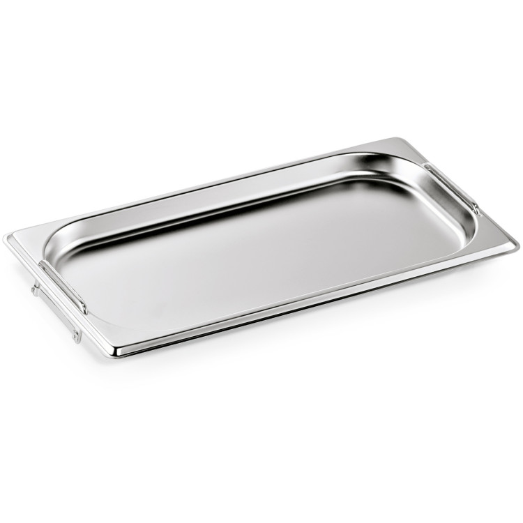 Stainless steel Gastronorm Pan with Handle GN1/4 Depth 20mm - CE81420H Stainless steel Gastronorm Pan with Handle GN1/4 Depth 20mm - CE81420H