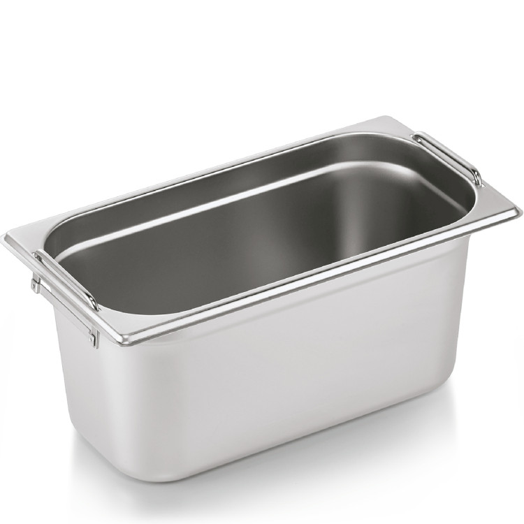 Stainless steel Gastronorm Pan with Handle GN1/3 Depth 150mm - CE8136H